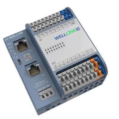 ซื้อ Ethernet/IP I/O Module EI2-8800-C1NN 8di8do Input bidirectional output PNP สําหรับ PLC โดย Decowell online manufacture